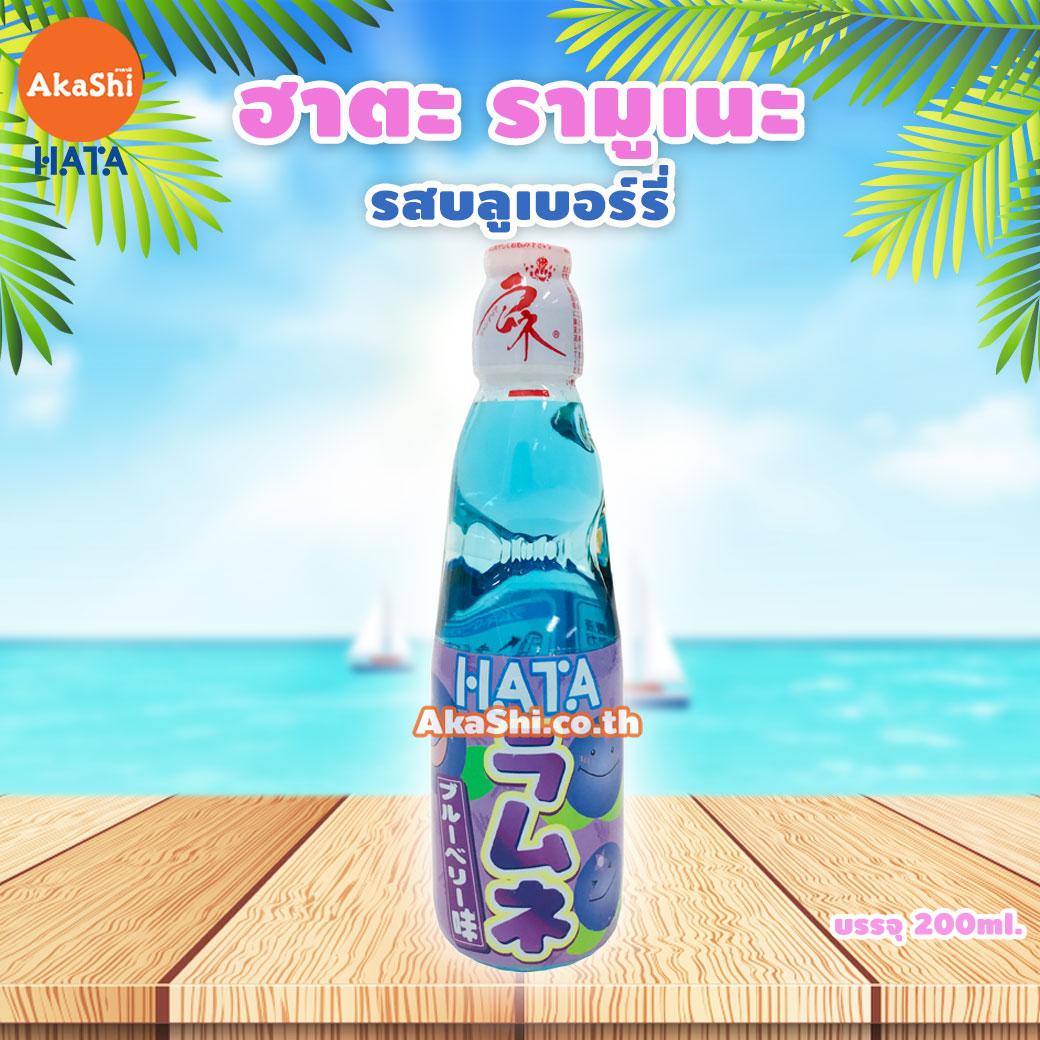 Hatakosen Ramune - รามูเนะ เครื่องดื่มน้ำหวานโซดา รสบลูเบอร์รี่